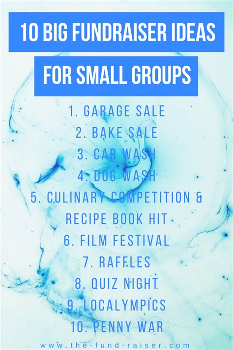 fundraiser ideas for small groups|9 fundraising ideas for small groups and big impact .